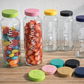 Deckel (auch mit Motiv) Deko (true fruits)