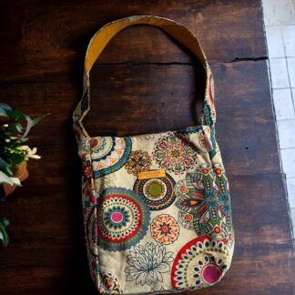 Umhänge-Tasche, Schulter-Tasche, Ethno/Hippie/Boho