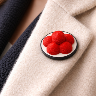 Bollenhut-Brosche/Anstecker - typisch Schwarzwald :-)