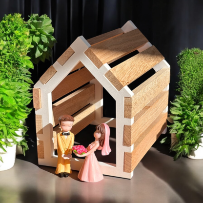 Häuserrahmen für easy-Sticks, Holzklötzchen – Bild 7