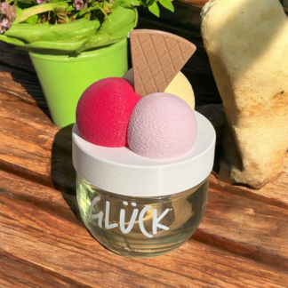 Eiskugel-Deckel (Glück)