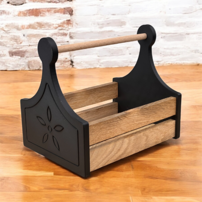 Holz-Korb Seitenteile für easy-Sticks, Holzklötzchen – Bild 16