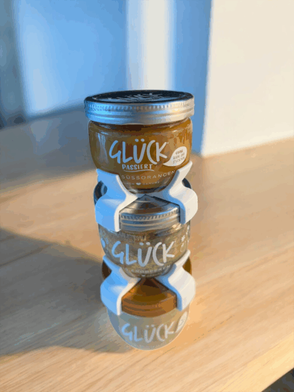 Glück-Hochstapler für das Glück-Marmeladenglas