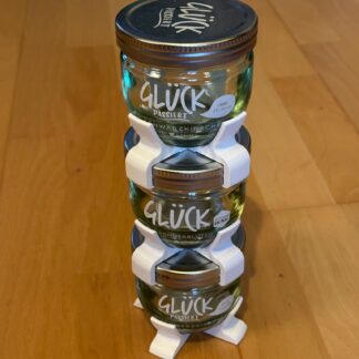 Glück-Hochstapler für das Glück-Marmeladenglas