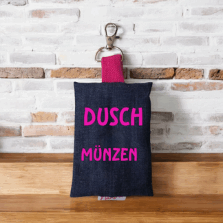 Duschmünzen-Beutel / Tasche / Aufbewahrung