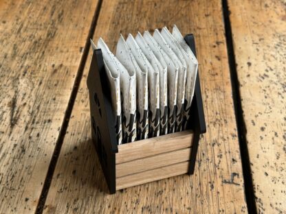 Servietten-Halter-Haus / Seitenteile für easy-Sticks, Holzklötzchen – Bild 6