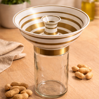 Snack-Schale (passend für das Nutella-Glas)