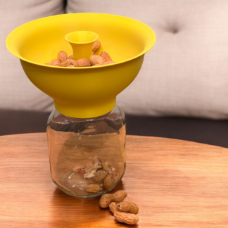 Snack-Schale (passend für das Nutella-Glas)