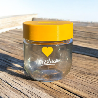 Spardosen-Deckel (Herzstücke-Glas / EDEKA)