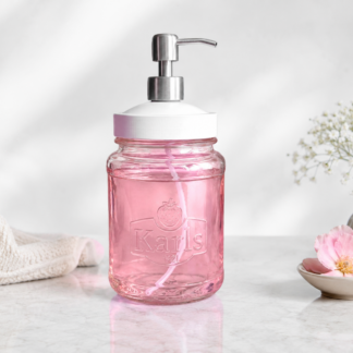 Seifen-Pumpspender-Aufsatz - Karls Gläser (Popcorn-Glas 600ml)